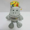 Custom Plush Hippo Shaped Animal Blanket for Kids