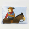 Custom Factory OEM Soft Plush Cowboy Bear Pillow