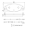 Brake pad for CITROEN