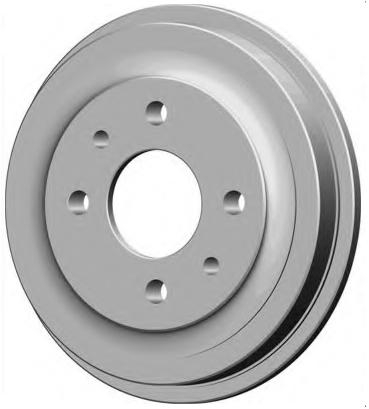 Brake drum for FIAT