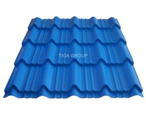 El material para techos f&aacute;cil del metal de la placa de acero de la instalaci&oacute;n prepint&oacute; el azulejo de azotea galvanizado