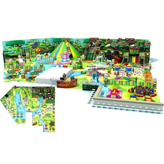Jungle Themed Многофункциональный тренажерный зал Детская крытая игровая площадка