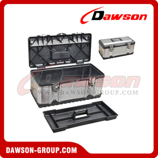 DSJF-3025Y 18.5 \"caja de herramientas de plástico y acero