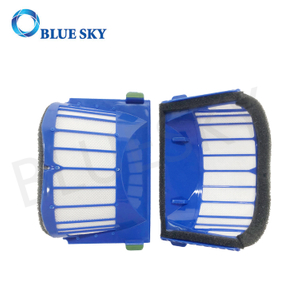 Filtros de aspiradora azul para Irobot Roomba Serie 500 y 600