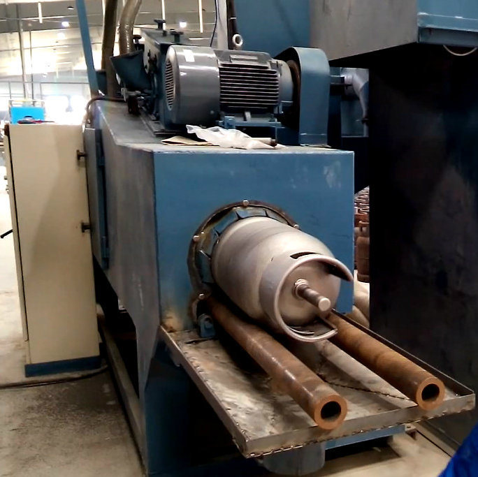 Gas Bottles Shot Blasting Machine
