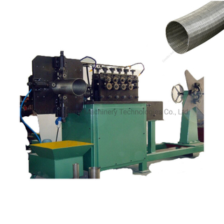 DN38~400 Stripwound Truck Exhaust Pipe Interlock Hose Making Machine, Car Exhaust Hose Application Interlock Flexible Hose Making Machine~