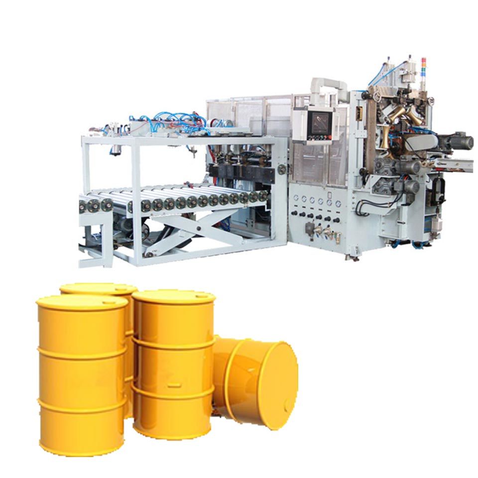 Steel Barrel Making Machine 55 Gallons Steel Drum Production Line