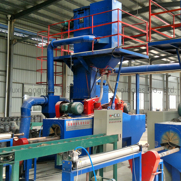 LPG Gas Cylinder Production Line Shot Blasting Machine