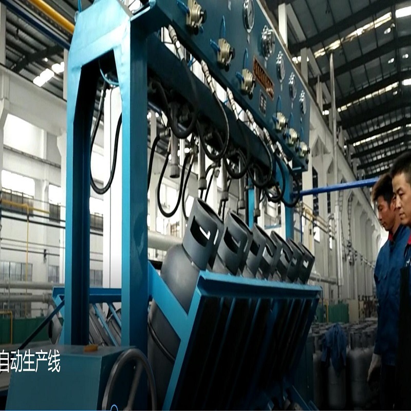 Semi Automatic LPG Gas Cylinder Hydro Testing Machine