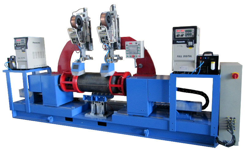 Fully Automatic LPG Gas Cylinder Body Girth Welding Machine, LPG Cylinder Circumferential Seam MIG Welding Equipment~