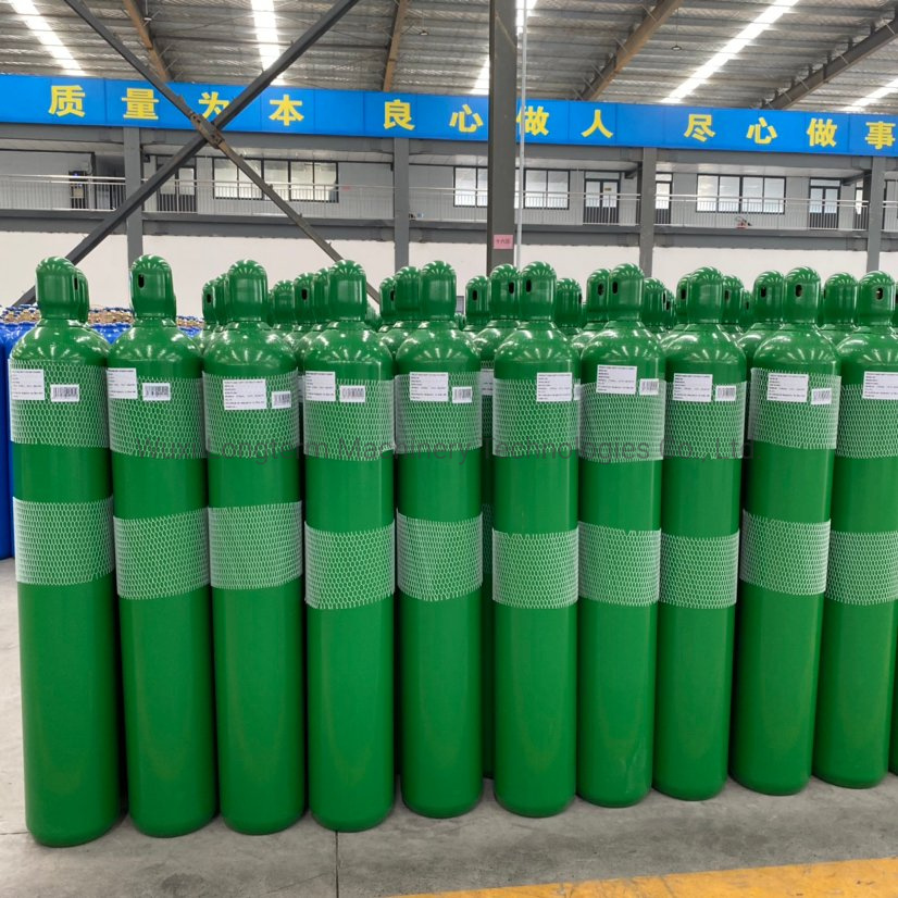 Oxygen Cylinder 5L 10L 15L 20L 40L 50L Steel Seamless Medical Gas Cylinders N2o CO2 Gas Cylinder Price~