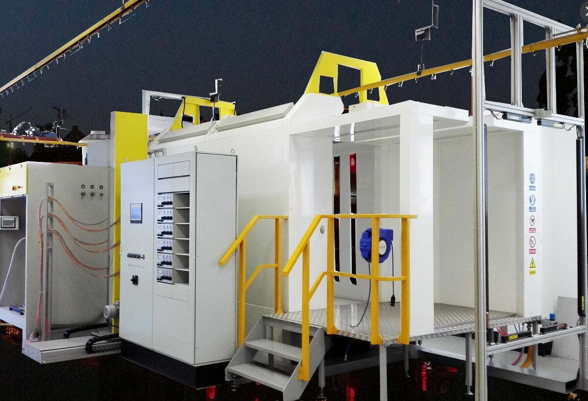 LPG Cylinder Surface Painting Machine with Hanging Chain