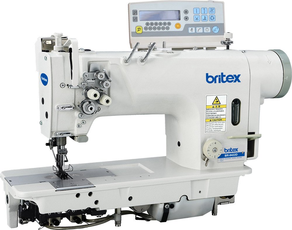 Br-8422D Electronic High-Speed Double Needle Lockstitch Sewing Machine with Direct Drive