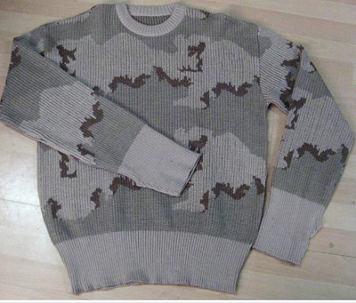 Military and Army Combat Camo Sweater