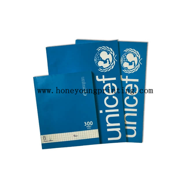 Divers Cahier De L'UNICEF Ligné 8mm/ Blanc/ Quadrillé 5x5/ Seyès Pour Les Enfants