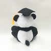 Stuffed Graduation Animal Plush White And Black Panda with Cap