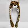 Plush Soft Toy Leopard Winter Hat for Kids