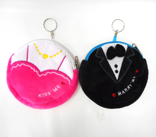 Soft Plush Valentine Pencil Case Pencil Soft Bags Festival Pencil Case