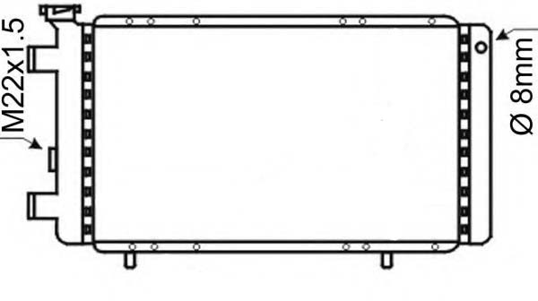 Radiator for RENAULT