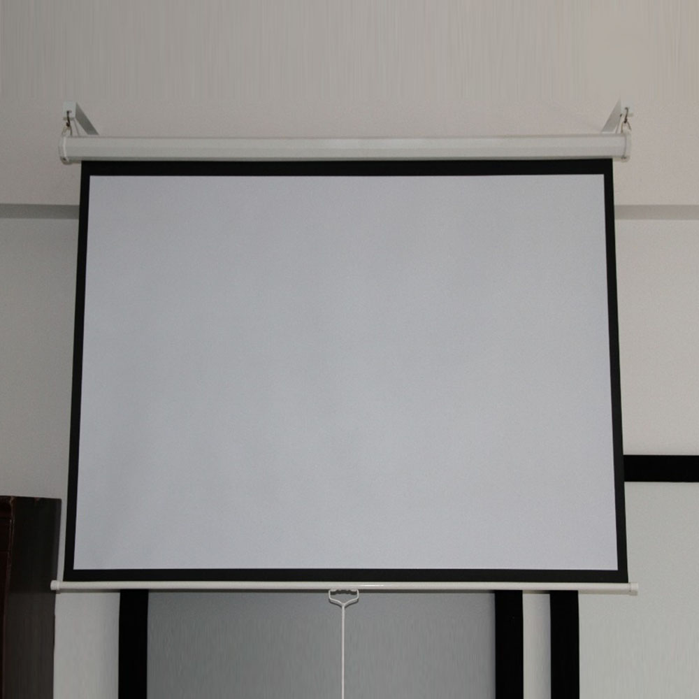 Manual Wall Projection Screen Pull Down Projector Screen - Shenzhen