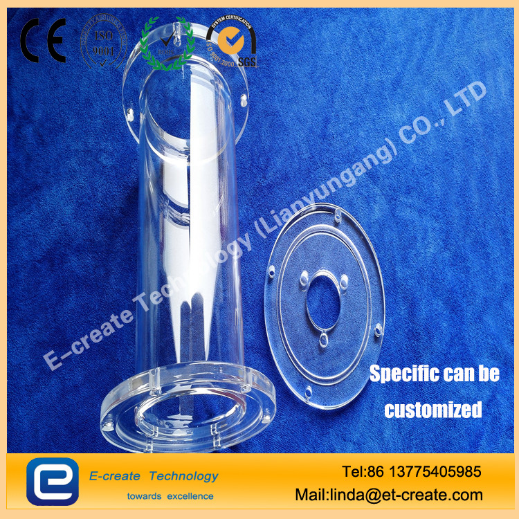 Quartz flange tube, quartz furnace tube, quartz cavity, the second quartz processing tube, quartz custom instrument