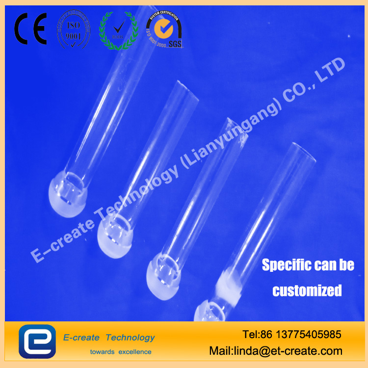 Quartz ball head bowl high temperature pressure quartz glass accessories industrial furnace with quartz tube deep processing