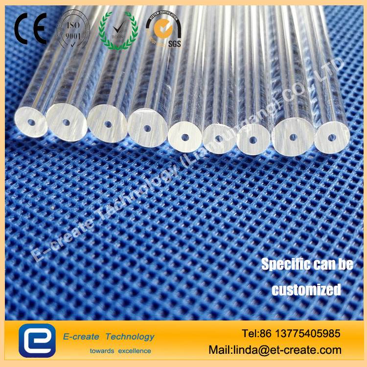Quartz glass tube for laboratory