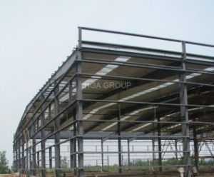 Le poids l&eacute;ger a pr&eacute; con&ccedil;u le mod&egrave;le d'entrep&ocirc;t de structure de garage/en m&eacute;tal