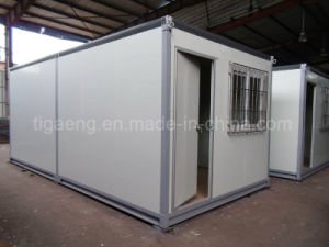 casa plegable de la casa prefabricada del bajo costo de la casa del envase de los 20/40FT que expide