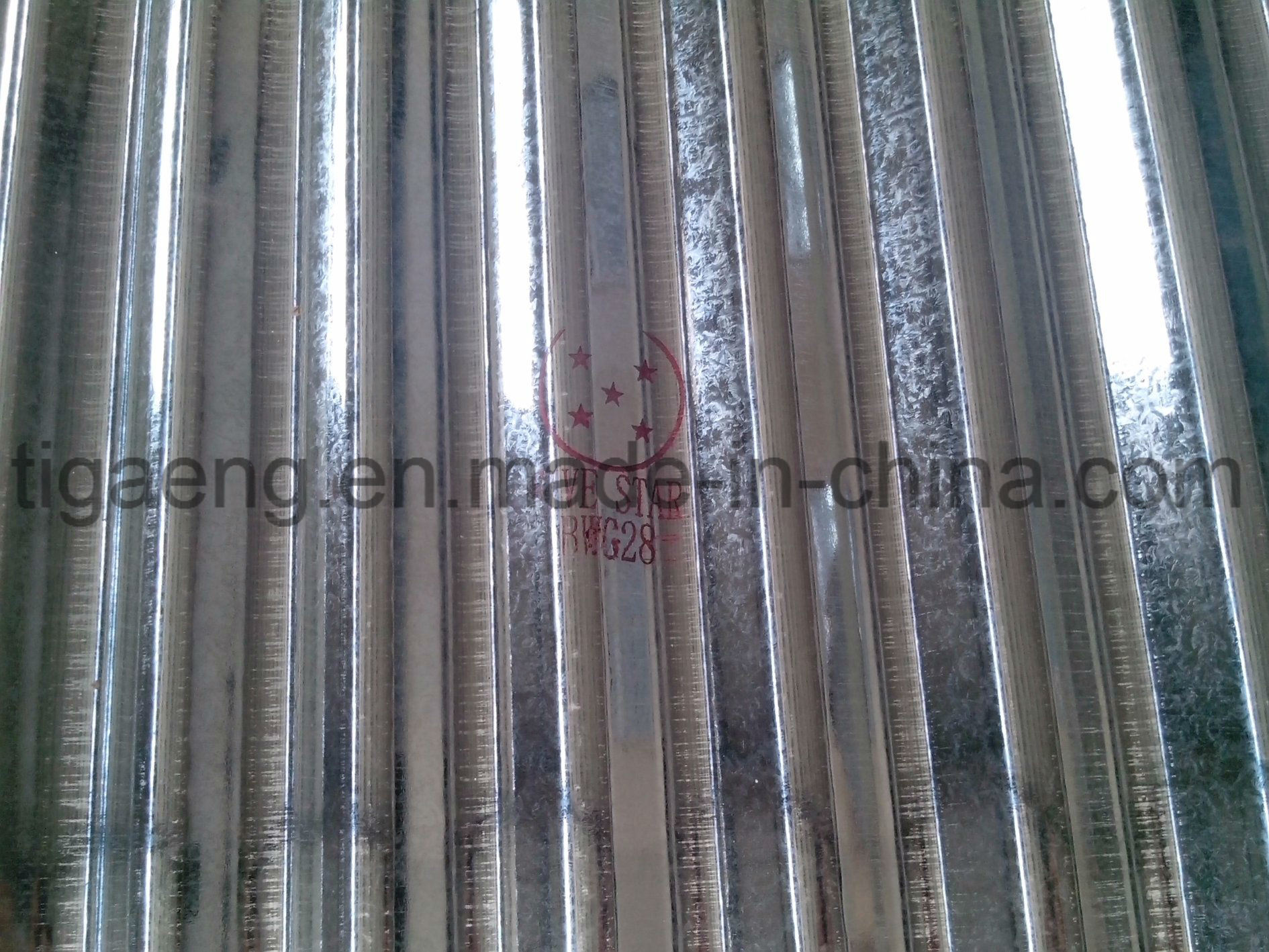 ChromatePassivated & Unoiled Cold Rolled Corrugated Galvanized Steel