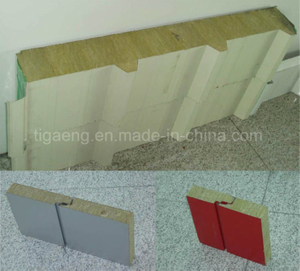 Fireproof Insulated Color Steel Rock Wool Sandwich Panels Factory Price