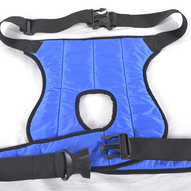 The wheelchair thigh type secure fixed ties a belt approximately