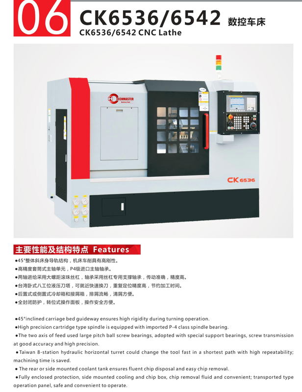 CK6536-CK6542 PRECISION CNC LATHE 