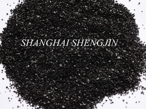 Granular activated carbon for discoloration