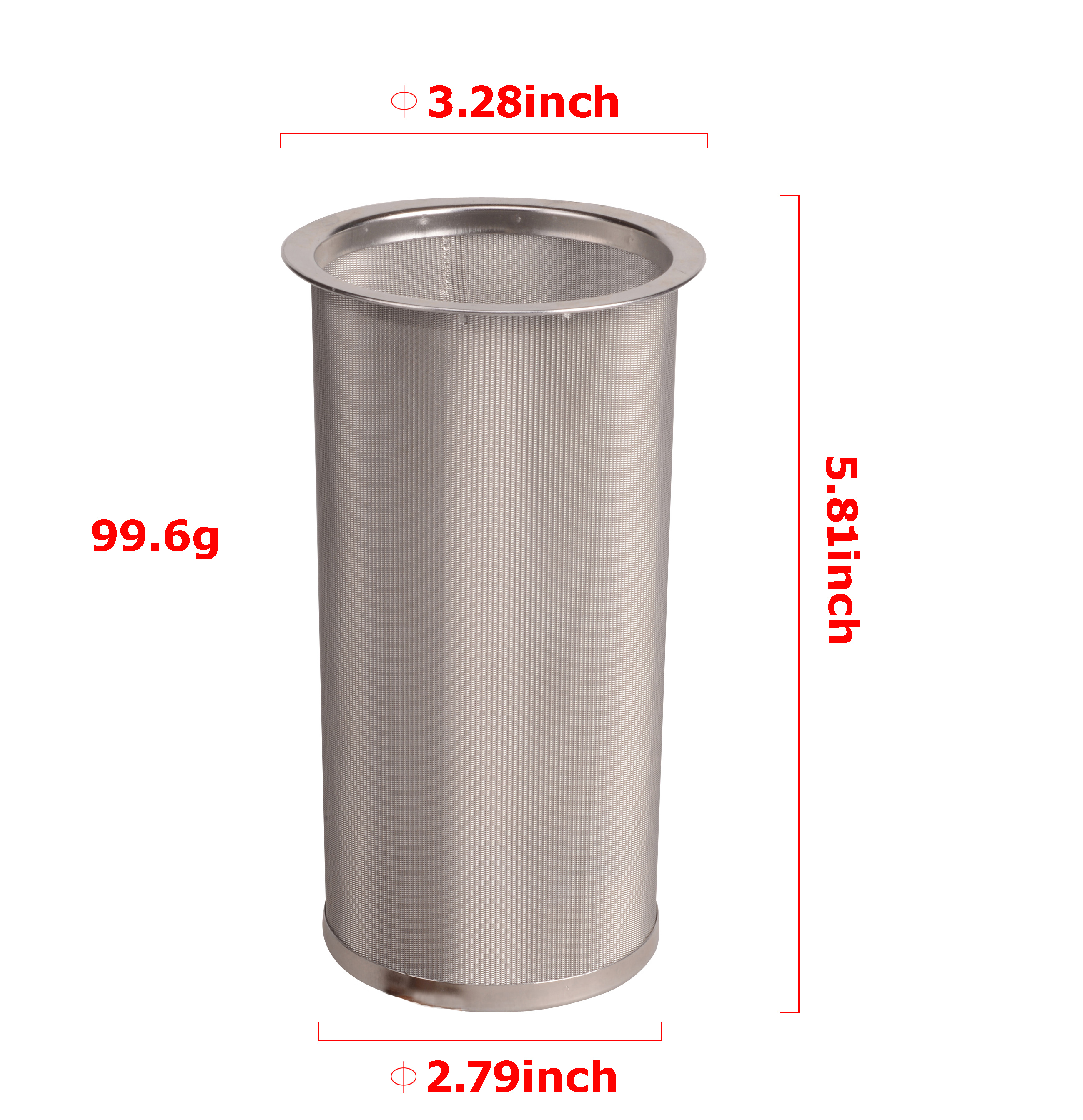  Cold brew Durable Fine Mesh Stainless Steel coffee maker/tea infuser fit Regular Mouth Mason Canning Jars (Filter only)
