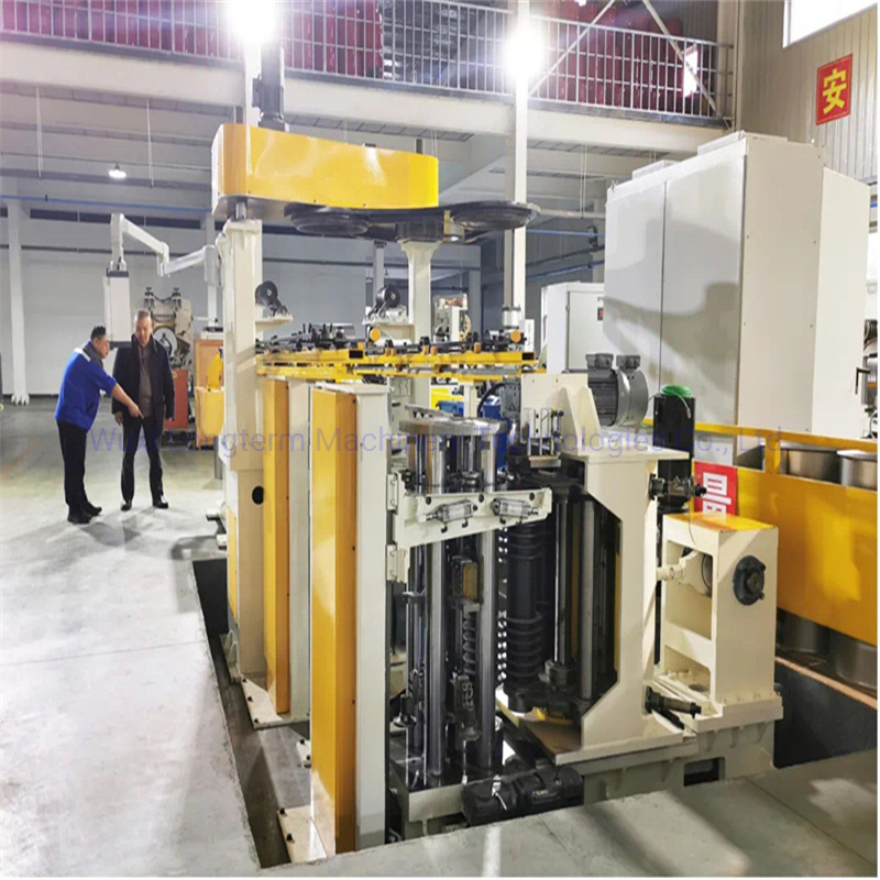 High Speed Vertical Flanging Beading Seaming Machine for 55 Gallon Steel Drum Production Line^
