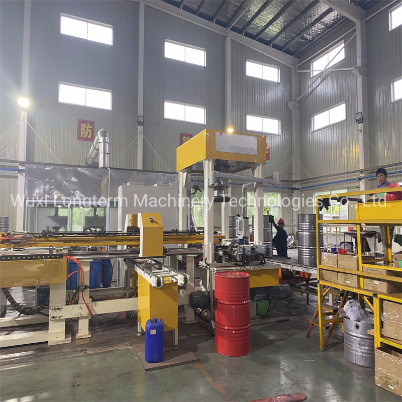Latest Automatic Vertical Steel Oil Drum Flanger, Flanging & Expanding & Seaming Machine for Steel Drum/Barrel