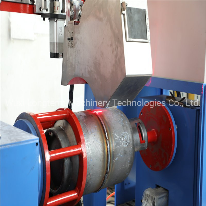 5kg 14kg 12.5kg 18kg 19kg 20kg 35kg Automatic LPG Gas Cylinder Body Circle Seam Welding Line for LPG Manufacturing Plant