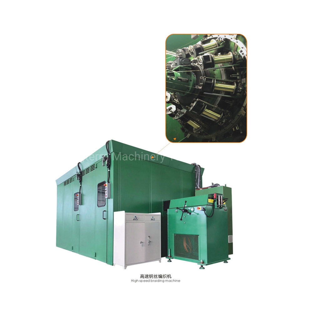 High Speed Rotary 24/36 Carrier Spindle Wire Braiding Machine for Rubber Hose or Flexible Metal Hoses^