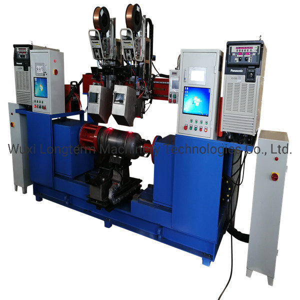LPG Gas Cylinder Manufacturing Line MIG Welding Circumferential Seam Welding Machine