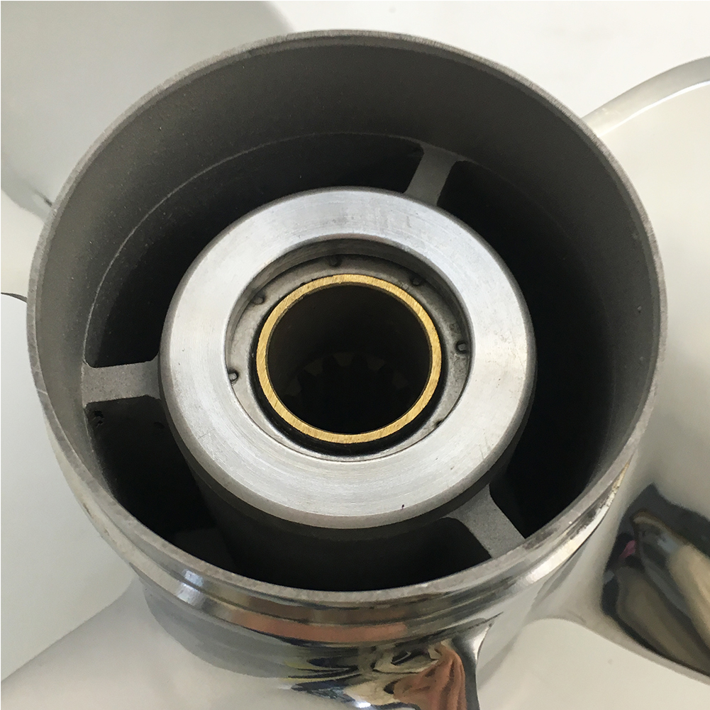 Пропеллер из нержавеющей стали 11 x 12 для подвесного двигателя Mercury Mariner 48-855856A46