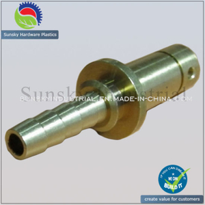 CNC Turned Parts, High Pressure Hose Fitting (BR17014)