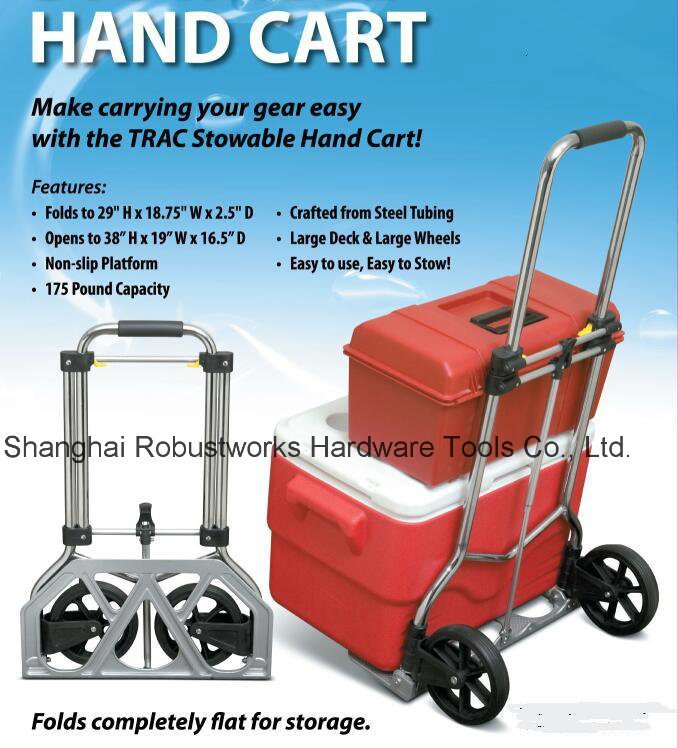 Foldable Chrome-Plated Hand Cart (HT121A)