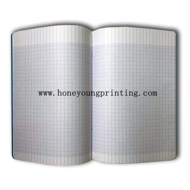 A4 size PP cover seyes 96 pages notebook staple binding corner rounding assorted designs