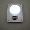 Battery operated wall mounted 4 COB LED bulb type cordless switch night light 