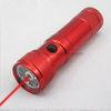 8 LED Flashlight With Laser Pointer