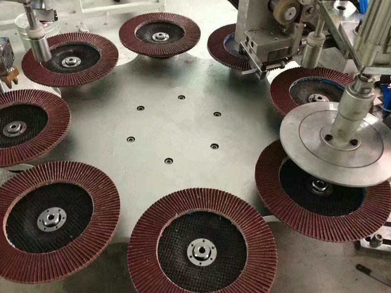 Semi-Automatic Flap Disc Making Machine