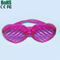 LED Flashing Light Up eyeGlasses Slotted Shutter Shades