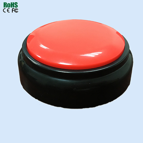 Programmable sound and light buzzer game buzzer sound button for game and promotion