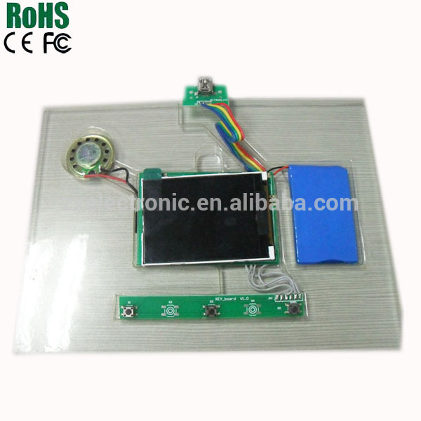 High quality LCD video card chip for video brochures